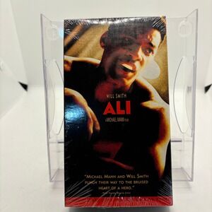 ALI Will Smith Michael Mann Film VHS Tape‎ New Sealed Promotional Copy